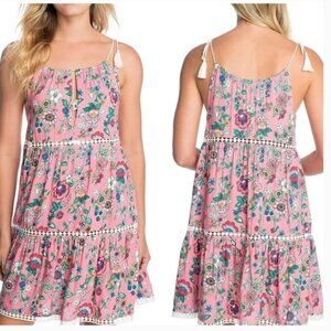 VERA BRADLEY Floral Swimsuit Cover-Up Summer Dress Beach Women's Small Medium